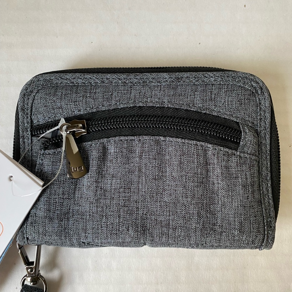 Lug Rodeo 2 Wallet Wristlet Heather Grey New - Picture 3 of 16